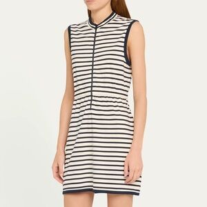 NEW Kule The Charlotte Cinched Waist Zip Front Mini Dress Size S